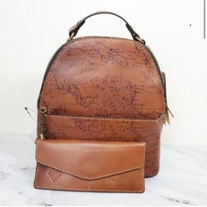 Patricia Nash Signature Map Backpack